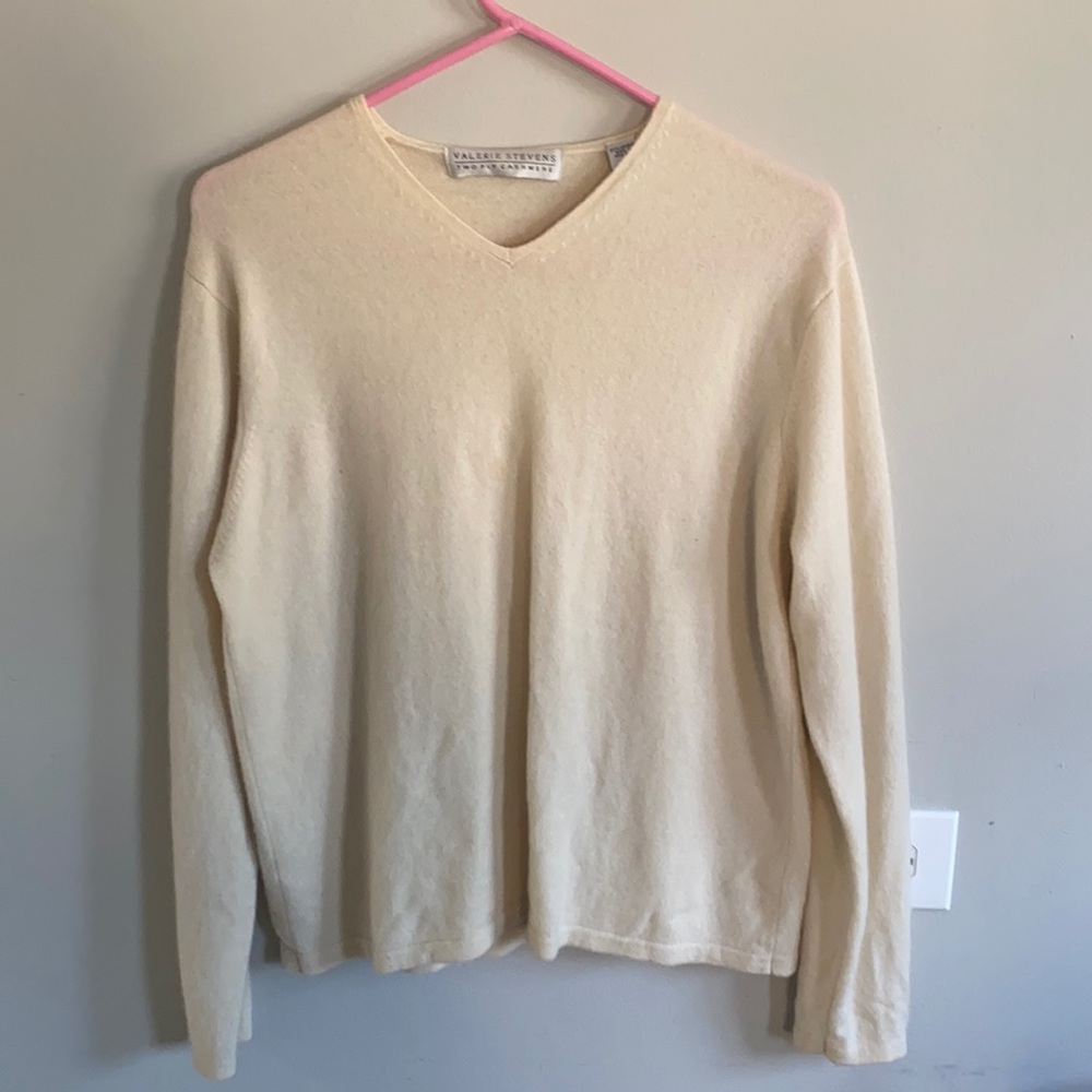 Cashmere V-neck Sweater